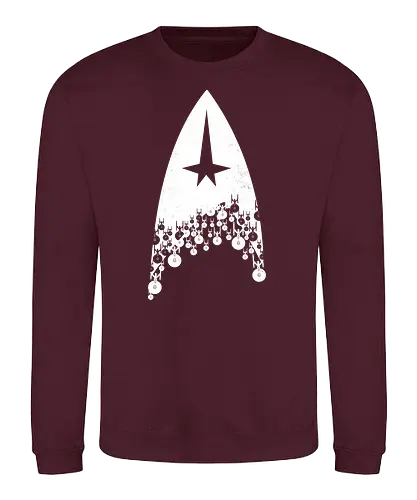 Fleet - spaceship, ships, starfleet, federation, saucer, sci fi, science fiction - Sweatshirt