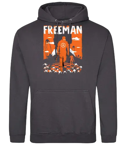 Free Man - freeman, gordon, life, half, gaming, classic gaming - Standard Hoodie