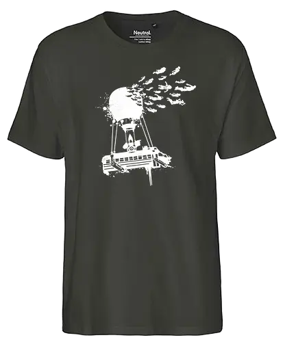 Last Man Standing - battle royale, fortnite, shooter, gaming, multiplayer, arena, jump - Fairtrade T-Shirt