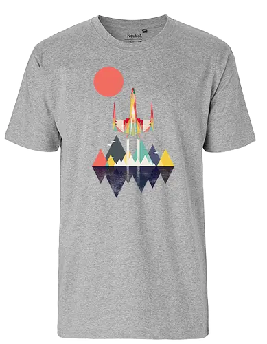 Sunset Fighter - star, wars, krieg, sterne, tod, stern, movie, classic, film, weltraum - Fairtrade T-Shirt