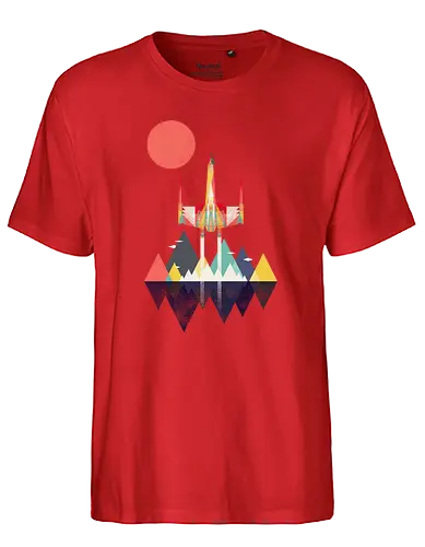 Sunset Fighter - star, wars, krieg, sterne, tod, stern, movie, classic, film, weltraum - Fairtrade T-Shirt