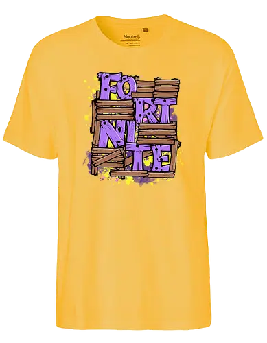 Battle Base - fortnite, base, building, wood, gaming, game - Fairtrade T-Shirt