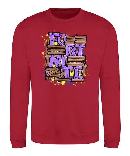 Battle Base - fortnite, base, building, wood, gaming, game - Sweatshirt