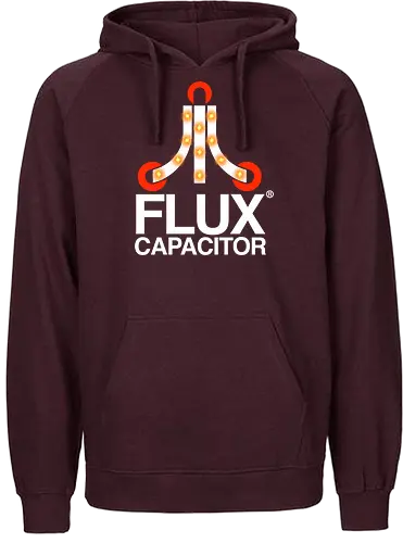 Flux - future, back, timetravel, flux capacitor, flux kompensator, zeitreise, doc, delorn - Fairtrade Hoodie