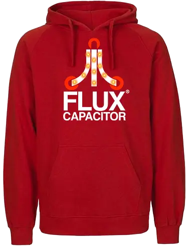 Flux - future, back, timetravel, flux capacitor, flux kompensator, zeitreise, doc, delorn - Fairtrade Hoodie
