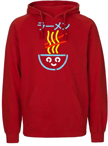 Hot Noodles - noodles, nudeln, ramen, japan, nippon, food, essen, ting - Fairtrade Hoodie