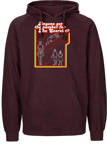 Call the Exorcist - exorcist, horror, classic, demon, posessed, dämon, besessen, film, movie - Fairtrade Hoodie