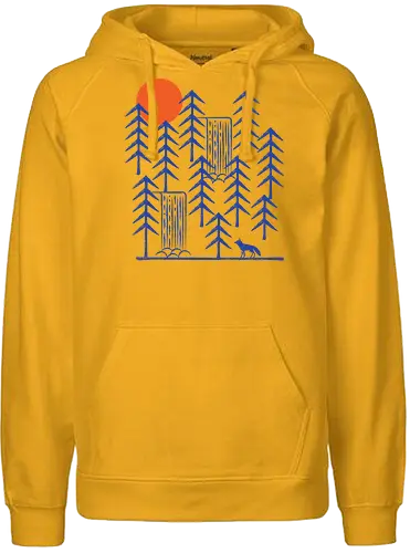 Wild Day - fox, fuchs, outside, outdoor, draußen, forrest, wald, wilComiconsoles, wilderConsoles - Fairtrade Hoodie