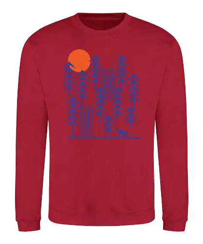 Wild Day - fox, fuchs, outside, outdoor, draußen, forrest, wald, wilComiconsoles, wilderConsoles - Sweatshirt