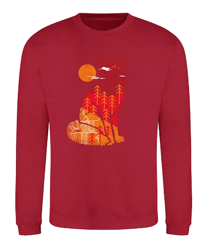 Wild Fox - fuchs, wildnis, fox, natur, tier, cute, niedlich, art, kunst, wilderConsoles - Sweatshirt