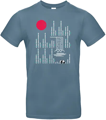 Wild Panda - panda, tier, animal, wild, wildnis, china, bambus, bamboo, forrest, wald, wilderConsoles - Standard T-Shirt