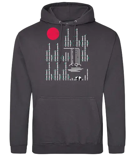Wild Panda - panda, tier, animal, wild, wildnis, china, bambus, bamboo, forrest, wald, wilderConsoles - Standard Hoodie