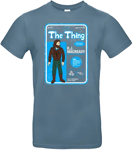 Macready - the thing, john carpenter, horror, 80s, movie, film, action figur - Standard T-Shirt