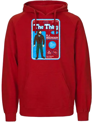 Macready - the thing, john carpenter, horror, 80s, movie, film, action figur - Fairtrade Hoodie