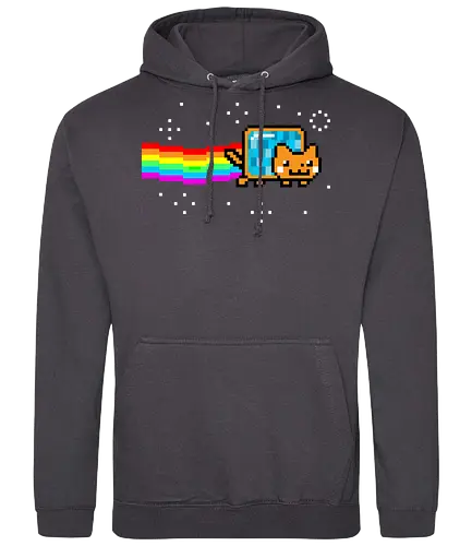 Nyan Goose - cat, goose, flerken, superhelden, filme, movies, neko, nyancat, tesseract - Standard Hoodie