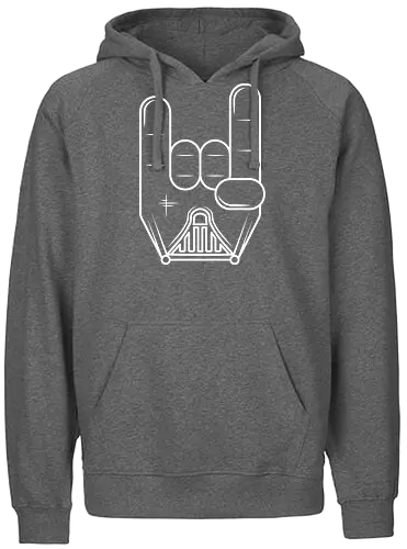dark rock - metal, mashup, musik, film, sci-fi - Fairtrade Hoodie