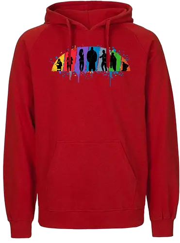Academy of Heroes - umbrella, academy, gerard way, vanja, klaus, comic, serie - Fairtrade Hoodie