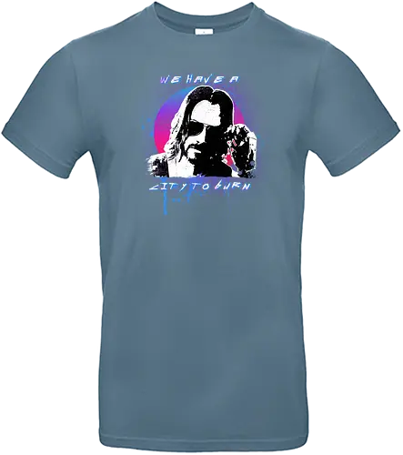 City to Burn - cyperpunk, 2077, reeves, night city, dystopie, gaming, rpg, we have a city to burg, knu, you are Breathtaking - Standard T-Shirt