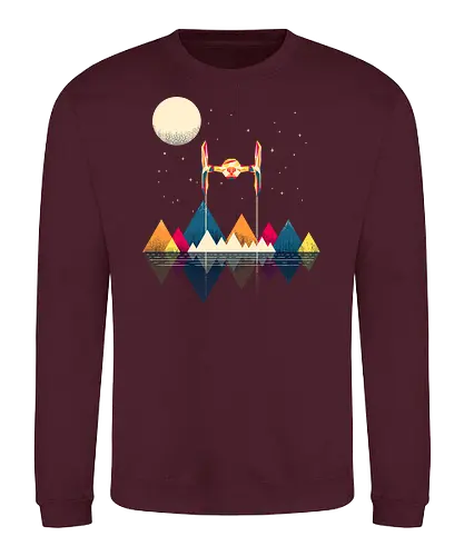 Imperial Fighter - space opera, raumschiff, tie, scifi, science fiction, weltraum, space - Sweatshirt