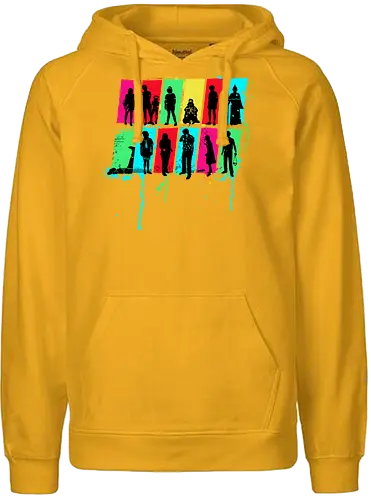 strange crew - stranger, things, stranger kids, eleven, 80s, demogorgon - Fairtrade Hoodie