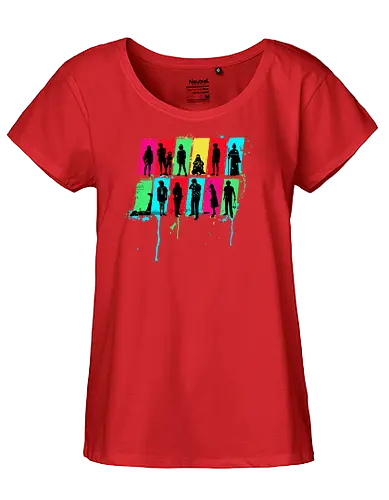 strange crew - stranger, things, stranger kids, eleven, 80s, demogorgon - Fairtrade Girl Shirt