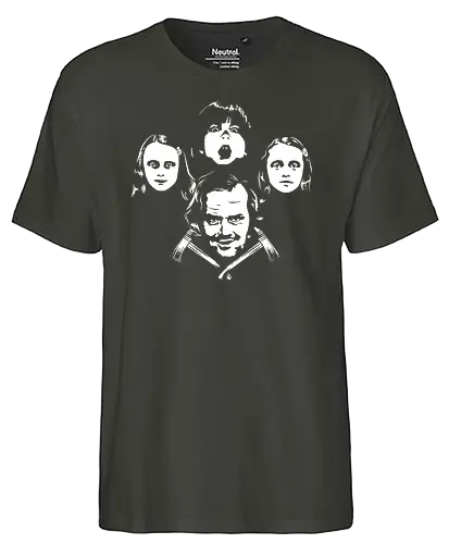 Redrum Rhapsody - shining, Jack torrance, stephen king, Here is Johnny, horror, queen, mashup, bohemian rhapsody - Fairtrade T-Shirt