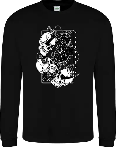 Moon Skulls and Crystals