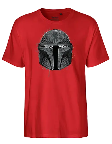 Way Of Warrior - scifi, tv, space opera, Mando, Helmet, This is the way - Fairtrade T-Shirt