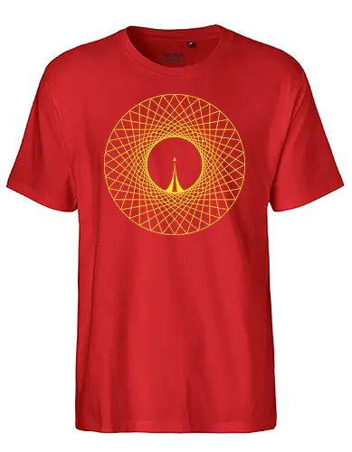 New Horizons - space, rocket, Mandala, Horizon, science, weltraum - Fairtrade T-Shirt