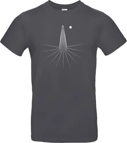 Moon Mission - space, science, rocket, rakete, weltraum - Standard T-Shirt