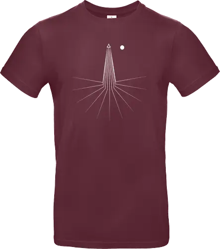 Moon Mission - space, science, rocket, rakete, weltraum - Standard T-Shirt