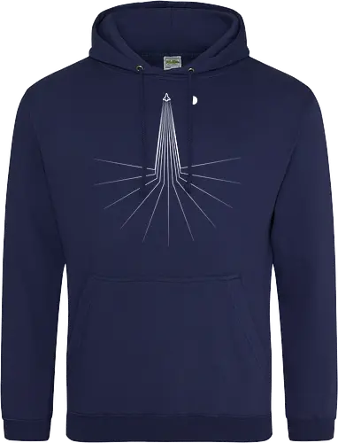 Moon Mission - space, science, rocket, rakete, weltraum - Standard Hoodie