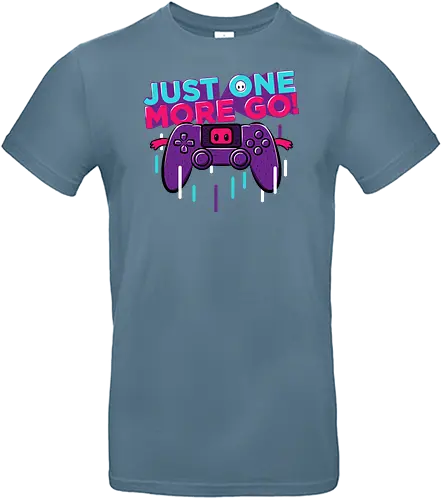 One More Go - gaming, go, Retry, game over - Standard T-Shirt