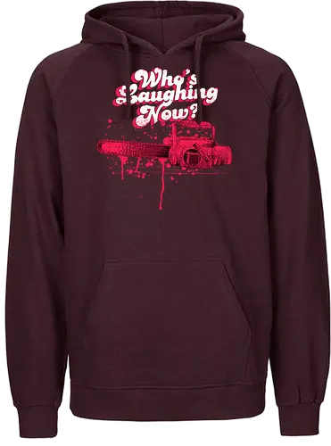 Who's Laughing Now? - movie, evil, horror, chainsaw, Kettensäge, film, dd - Fairtrade Hoodie