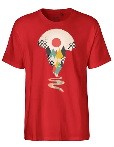 Exploring Landscapes - Landscape, nature, art, kunst - Fairtrade T-Shirt
