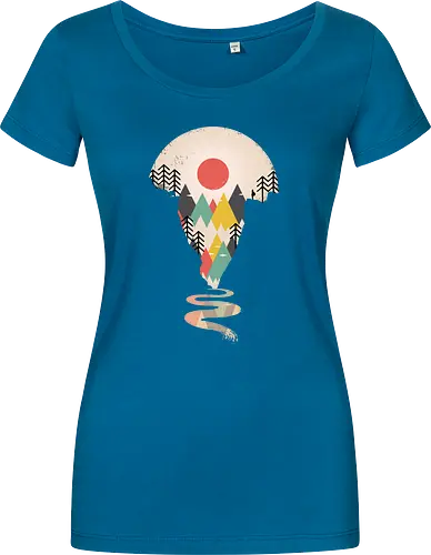 Exploring Landscapes - Landscape, nature, art, kunst - Women T-Shirt