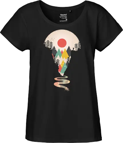 Exploring Landscapes - Landscape, nature, art, kunst - Fairtrade Girl Shirt