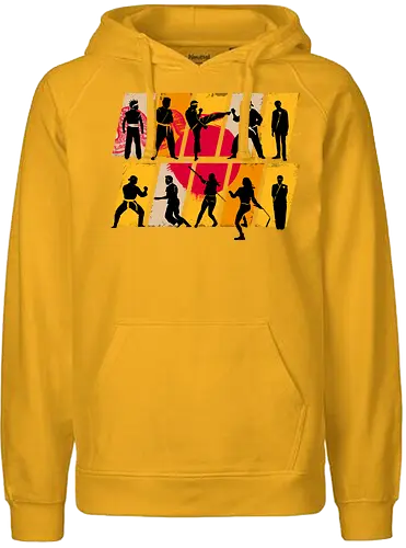 Cobra Conflict - cobra, kai, karate, Dojo, popart, Martial art - Fairtrade Hoodie