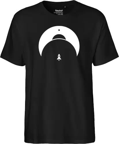 Retro Rocket - science, rocket, space, journey, weltraum, rakete - Fairtrade T-Shirt