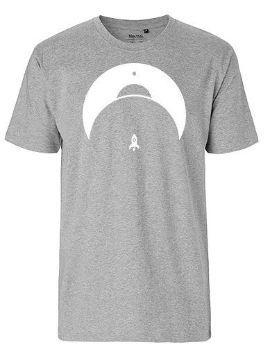 Retro Rocket - science, rocket, space, journey, weltraum, rakete - Fairtrade T-Shirt
