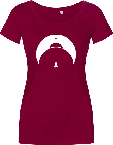 Retro Rocket - science, rocket, space, journey, weltraum, rakete - Women T-Shirt