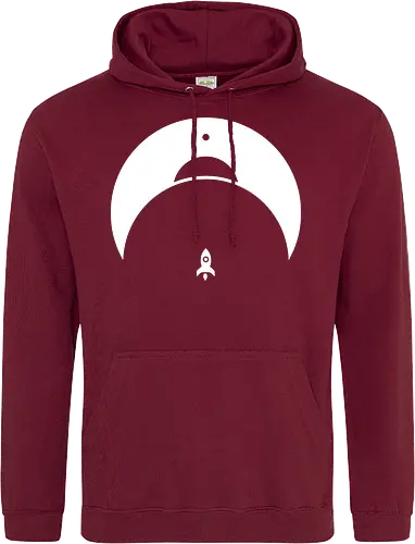Retro Rocket - science, rocket, space, journey, weltraum, rakete - Standard Hoodie