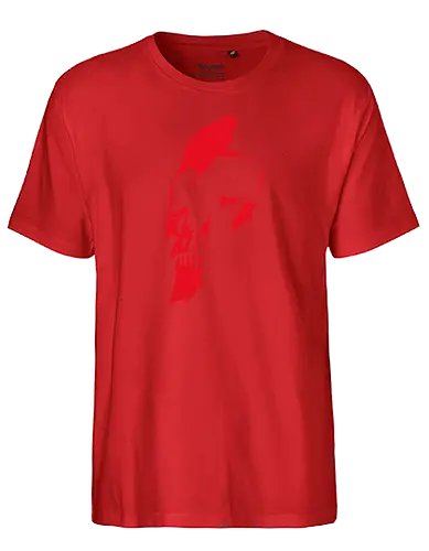 Red Skull - skull, Red Skull, Skull in red, art, Morbid, Morbide, goth - Fairtrade T-Shirt