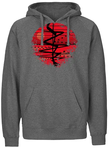 Japan Dawn - Dawn, sun, art, japan, nippon, Sonnenaufgang - Fairtrade Hoodie