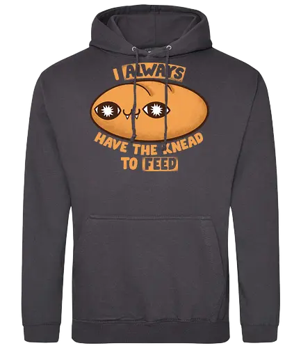 Knd to Feed - fun, Dough, pun, Need to feed, brd, Knd to - Standard Hoodie
