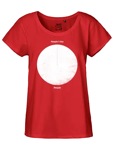 The People - fun, meme, people, Hate, like, love - Fairtrade Girl Shirt