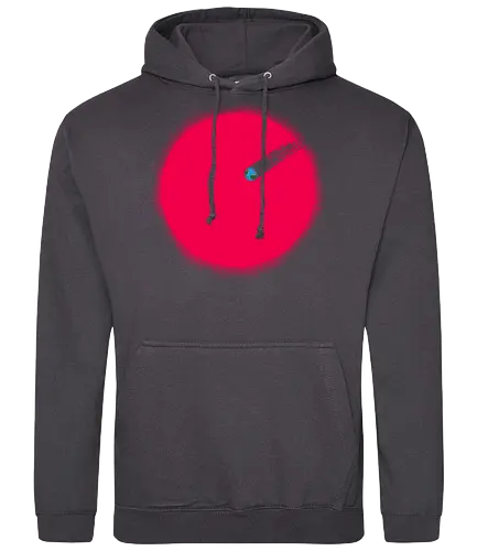 Falling earth - space, art, fun, falling, sun, earth - Standard Hoodie
