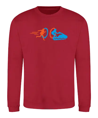 Jet Ski Vibes - tv, Insider, joke, Jet Ski, time travel, mashup - Sweatshirt