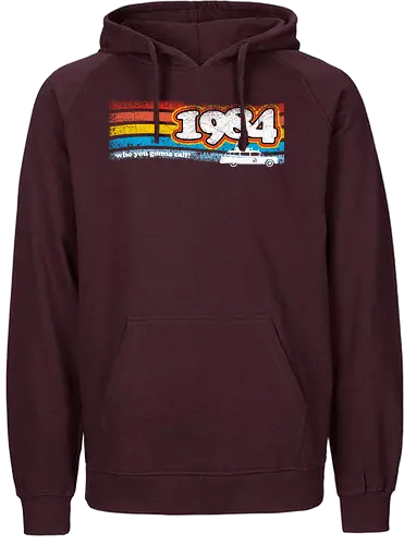84 Buster - movie, classic, retro, ghost, buster - Fairtrade Hoodie