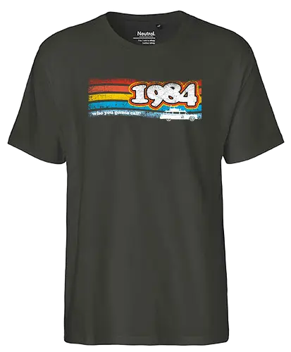 84 Buster - movie, classic, retro, ghost, buster - Fairtrade T-Shirt